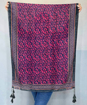 شال نخی طرح برگ