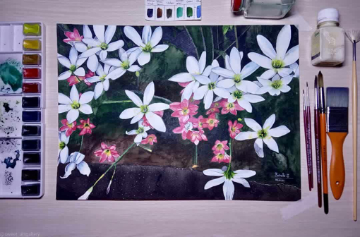 تصویر  تابلو نقاشی بهار